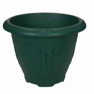 Whitefurze 58cm Round Venetian Planter in Forest Green