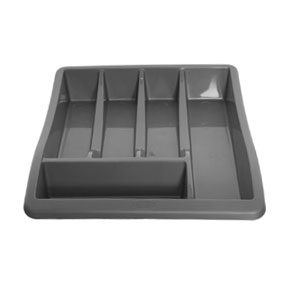 WHITEFURZE BLACK ORGANIZING DRAWER