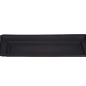 Whitefurze Black Venetian Window Planter Box Tray, 40cm