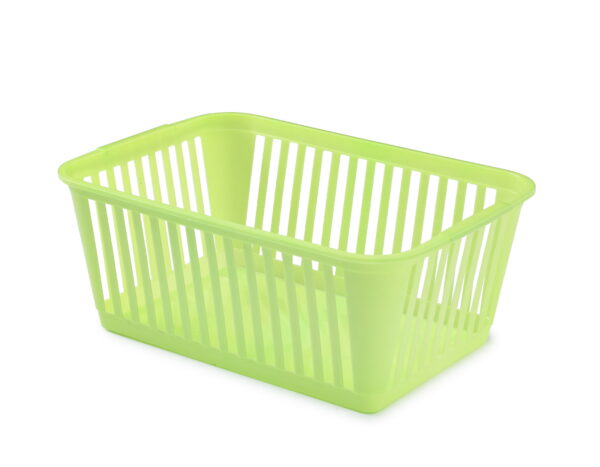 Whitefurze Convenient Lime Green Basket 37cm