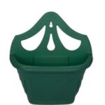 Whitefurze Forest Green Venetian Wall-Mounted Planter/Basket, 31cm