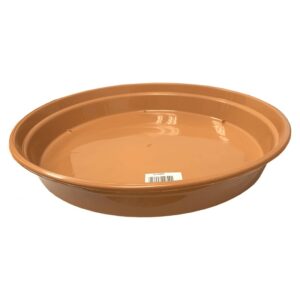 Whitefurze Terracotta 31cm Plastic Saucer for Garden Plant Pots