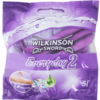 Wilkinson Sword Everyday 2 Disposable Razors for Women - Pack of 5, Violet