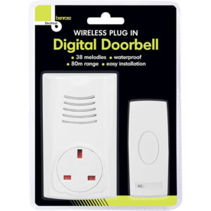 **Wireless Design**: As a wireless doorbell, it eliminates the need for complex wiring. You can simply plug the receiver into a power outlet, making it easy to install and...