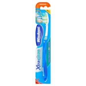 Wisdom Xtra Clean Medium Bristle Toothbrush