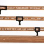 Wooden Sliding Calendar