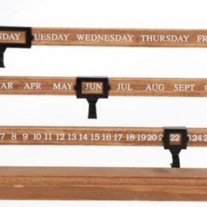 Wooden Sliding Calendar