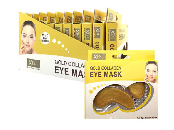 XBC Gold Collagen Eye Mask, Set of 3