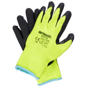 XL (Size 10) Latex Palm-Coated Work Gloves by Amtech