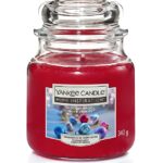 YANKEE 340G MEDIUM JAR SCENTED CANDLE IN HOLIDAY MAGIC FRAGRANCE
