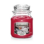 YANKEE MEDIUM JAR SCENTED CANDLE, REINDEER TREATS, 340G