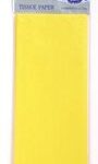 Yellow Tissue Paper Hang Pack - 5 Sheets