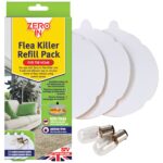 Zero In Flea Killer Refill Pack (Includes 3 Refill Discs and 2 Extra Lamps)