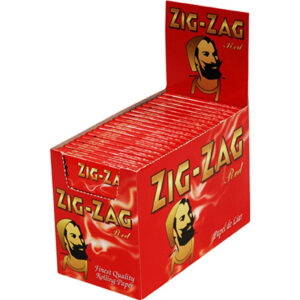 Zig Zag Red Rolling Papers Case