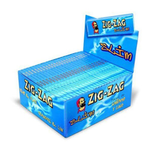 Zig Zag Slim Blue Papers, 50 Pack