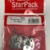 Zinc Plated Double Roller Catch Set - Star Pack 2