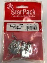 Zinc Plated Double Roller Catch Set - Star Pack 2