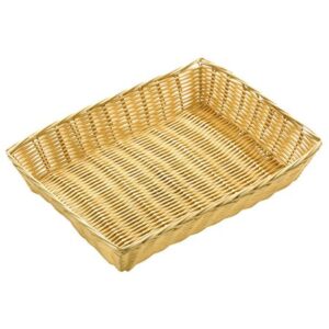 Zodiac Rectangular Poly Rattan Basket, 20cm x 30cm x 6cm