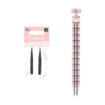 2-Pack Tweezers with Clip Strip