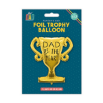 34" x 26" Foil Balloon for Dad in Trophy Shape