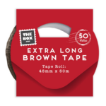 50m Extra Long Brown Tape