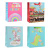Children's Glitter Medium Gift Bag, 26x32x12 cm