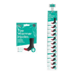 Pack of 2 Toe Warmer Insoles with Clip Strip