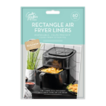 Pack of 80 Rectangle Air Fryer Sheets, 14 x 20.5 cm