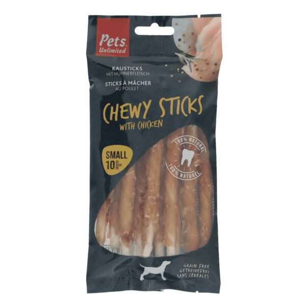 Pets Unlimited Chicken Chewy Sticks - Pack of 10