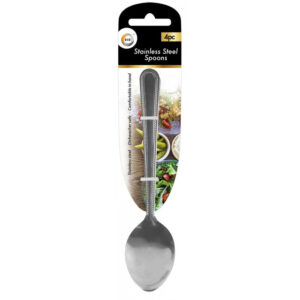 Set of 4 Stainless Steel Spoons