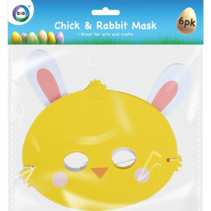 Set of 6 Easter Chick and Bunny Masks