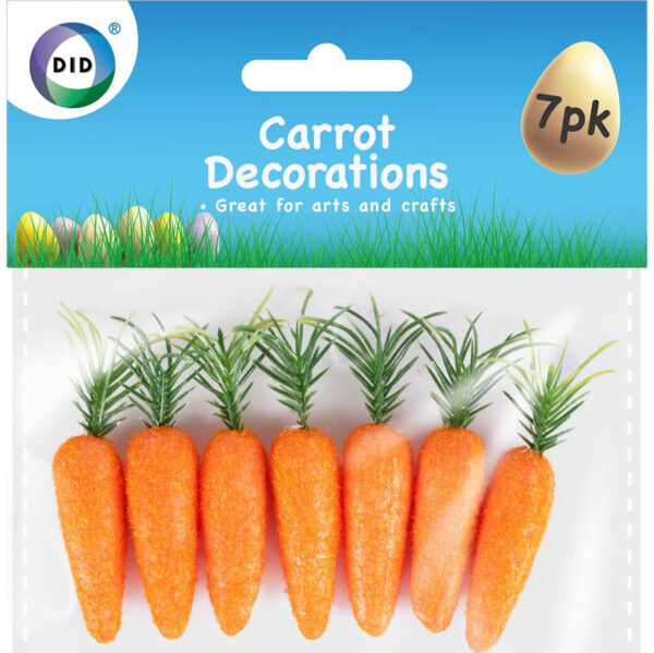 Set of 7 Easter Carrot Ornaments