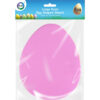 Set of 8 Large Foam Sheets in Easter Egg Shapes