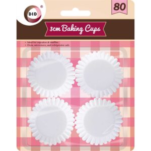 Set of 80 Baking Cups, 3cm