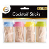 Set of Four Packs of 150 Cocktail Sticks