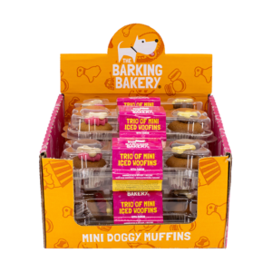 The Barking Bakery Set of Three Mini Iced Woofins