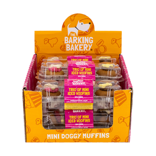 The Barking Bakery Set of Three Mini Iced Woofins