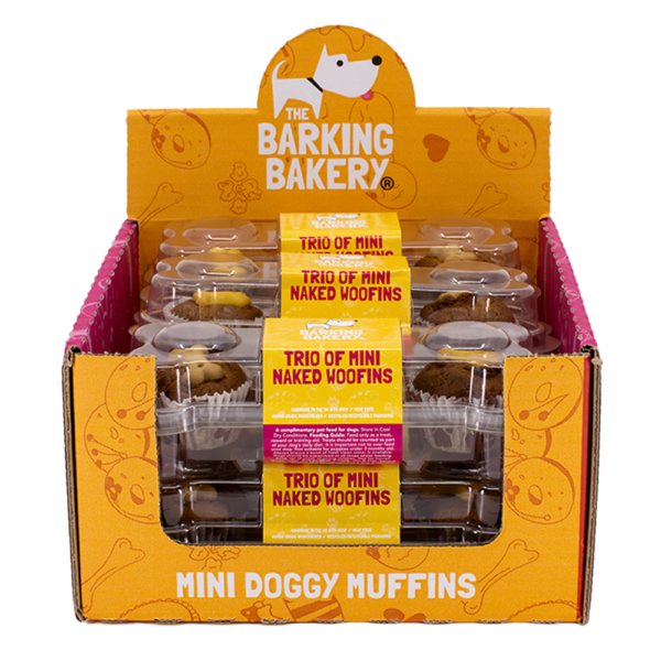 The Barking Bakery Set of Three Mini Plain Woofins