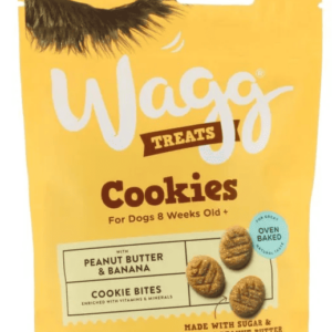 Wagg Peanut Butter & Banana Flavor Dog Treats 125g