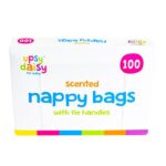 100pk Scented Nappy Bags