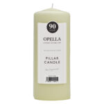 Opella Large Pillar Church Candle Unscented