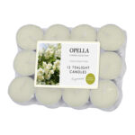 Opella Tealight Candle 12pk Jasmine