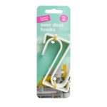 Plastic Over the Door Hooks 2pk KIH