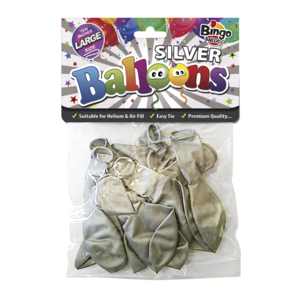 Silver Balloons 16 pack