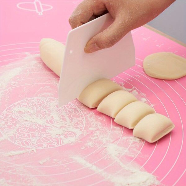 [1pc Plastic Dough Scraper] 1pc, Dough Scraper, Plastic Dough Cutter, Pastry Chopper, Baking Tools, Kitchen Gadgets, Kitchen Accessories - Image 7