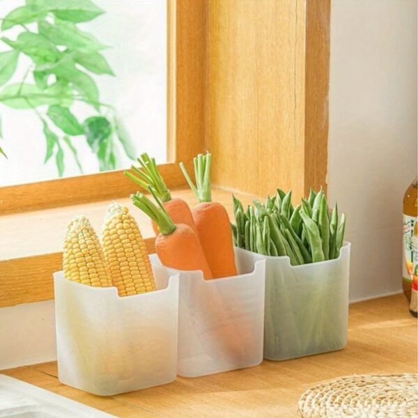 3pcs Easy-to-Use Fridge Organizer With Fruit And Food Storage Box - Keep Your Refrigerator Clean And Organized - Image 14