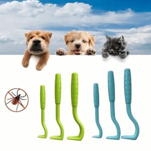 3pcs Tick Removal Tool Set for Dogs& Cats- Easy, Precise& Safe Pet Tick Extractor Kit