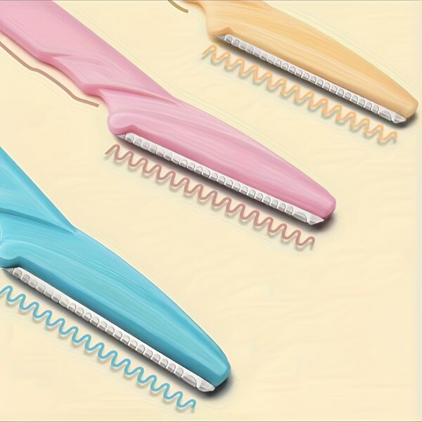 3-24pcs Eyebrow Razor Shaper Set, Facial Hair Remover Trimmer Grooming Kit for Women And Men, Stainless Steel, Non-Electric, No Battery Needed, with Various Colors for Versatility - Image 20