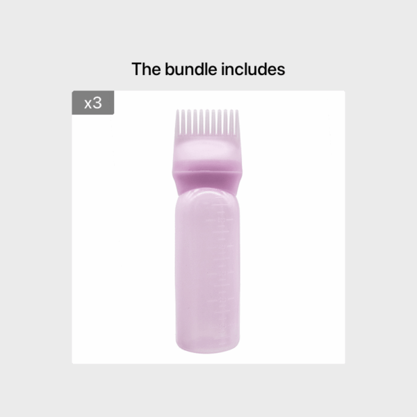 1pc Plastic Dry Cleaning Bottle For Hair Dyeing And Washing Bottle With Graded Thickening Hair Dyeing Bottle For Hair Dyeing Cream Bottle For Perm - Image 10