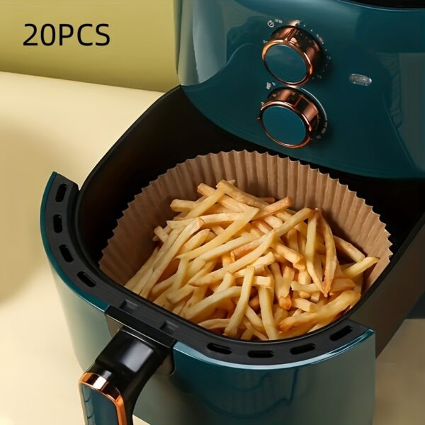 Air Fryer Paper Liners, Non-stick Disposable Air Fryer Liners, Oil-Proof Waterproof Baking Paper, Kitchen Household Items, Wedding Anniversary Party Supplies, Birthday Party Supplies, Summer Holiday Party Favors, Theme Party Decorations - Image 10